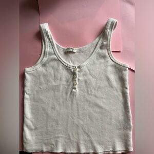 John Galt White Tank Top